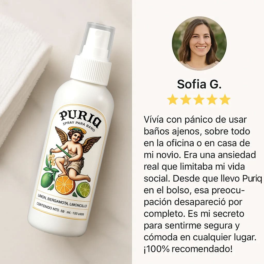 Puriq Spray de Baño Portátil 59ml