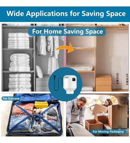 PACK BOLSAS AL VACÍO + EXTRACTOR DE AIRE PORTÁTIL