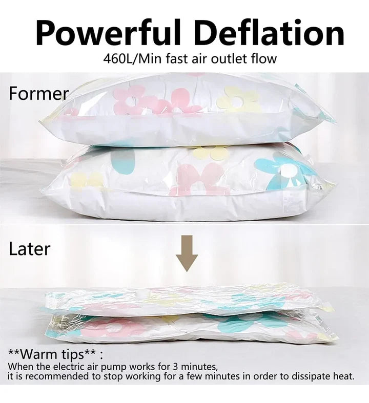 PACK BOLSAS AL VACÍO + EXTRACTOR DE AIRE PORTÁTIL