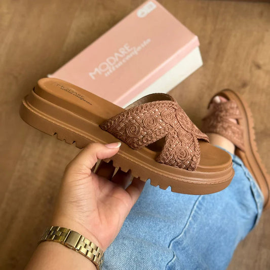 Sandalia Croché Sienna - Comodidad y Frescura