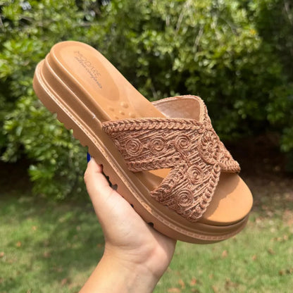 Sandalia Croché Sienna - Comodidad y Frescura