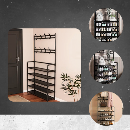 Zapatero Perchero de 5 Niveles