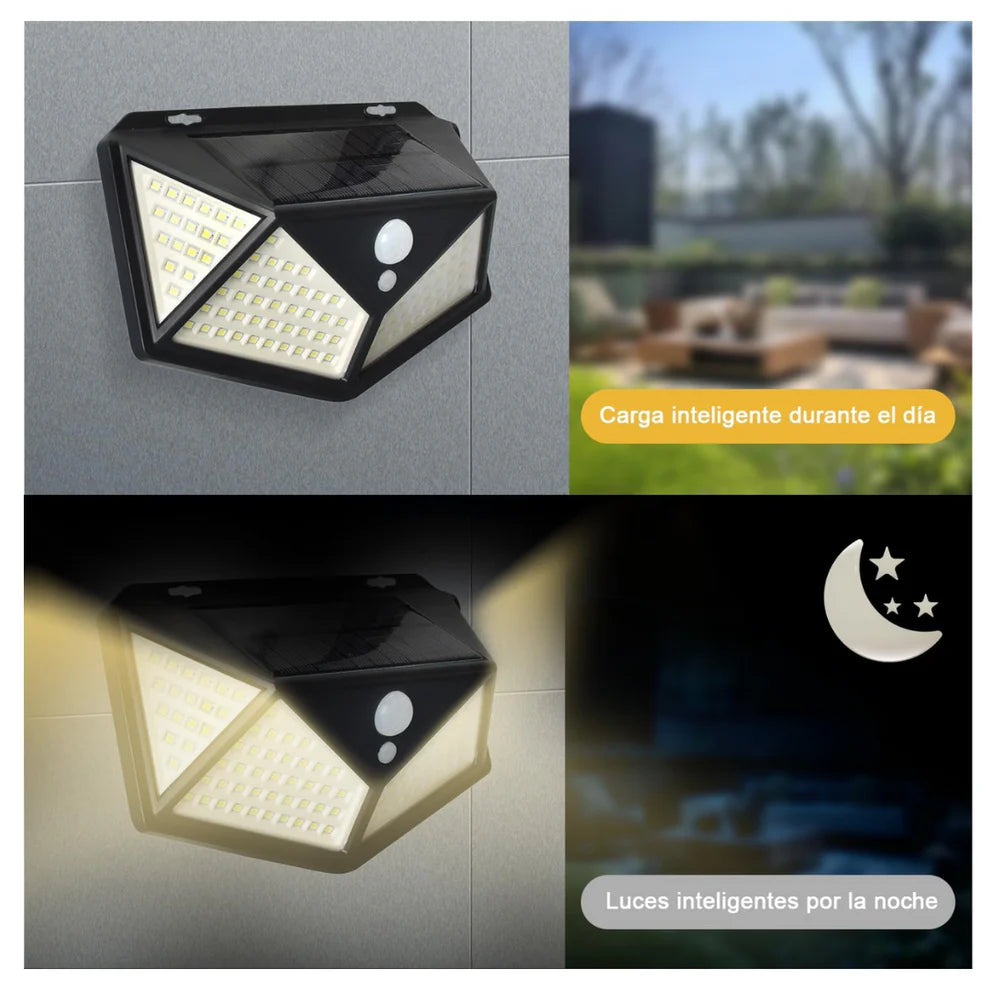 Lámpara Solar LED con Encendido Automático | Oferta 2x1