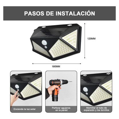 Lámpara Solar LED con Encendido Automático | Oferta 2x1