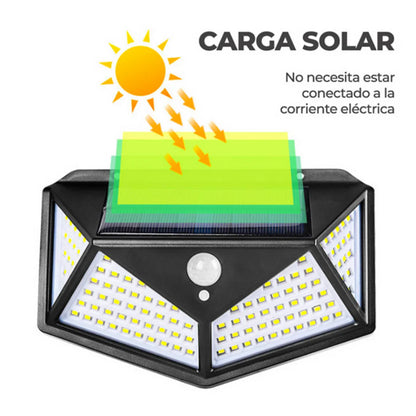 Lámpara Solar LED con Encendido Automático | Oferta 2x1
